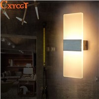 7W Modern LED Wall Lamp Wall Light Sconce Bathroom High Quality Aluminum Case Acrylic Crystal Bedside Lamp Bedroom Living Room