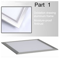 ECOG 12W LED Panel Light 300*300 220V White  for Parlour kitchen bathroom corridor celling lamp,modern stytle.Good design