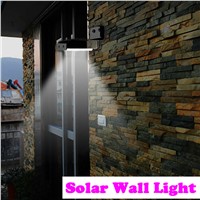 J&amp;amp;amp;W Waterproof Induction lamp outdoor the human body The second generation Solar wall lamp(2pcs/lot)
