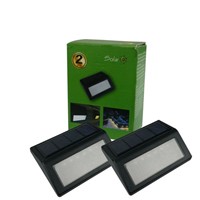 2 pcs in pack  6 led SOLAR ENERGY CHARGER  solar power light outdoor solar wall lights