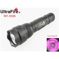 U-F WF-502B 5W 4-Core 940nm Infrared Ray LED Flashlight (1x18650)