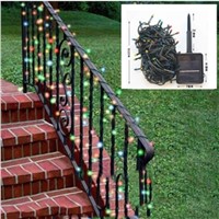 12M Solar Powered 100 LED  Fairy String Light Outdoor Party Lamp