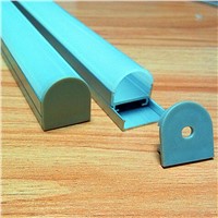 30m(30pcs) a lot, 1m per piece, slim aluminum extrusion profiles for leds strips with milky diffuse cover or clear cover