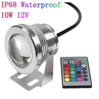 10W 12V RGB  Led Underwater Light 16 Colors  Waterproof IP68 led Piscina Fountain Swimming Pool Lamp Lighting