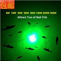 60W White Green Blue Yellow 12V Underwater Green LED Fishing Fish Light Snook Light Night Fishing Decorative Dock Light