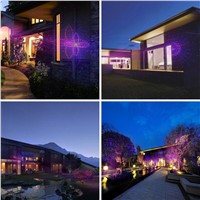 New 20 Red Blue Gobos Laser Outdoor / Indoor Projector Lights Landscape Garden Home Party Xmas Lighting GO-20RB