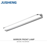 JUSHENG Modern LED Bathroom Lamps Round Acrylic Top Mirror Lights 14W 62CM 110-240V AC