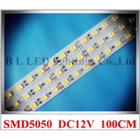 LED rigid strip light LED light bar cabinet light 100cm 72 led SMD5050 DC12V 17W CE ROHS high bright white / warm white