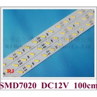 LED rigid strip light LED light bar LED cabinet light 100cm 72 led SMD 7020 DC12V 36W white / warm white CE ROHS high bright