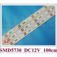LED rigid strip light LED light bar LED cabinet light 100cm 72 led SMD 5730 DC12V 21W white / warm white CE ROHS high bright