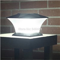 Ultra Bright 7&quot; Solar Post cap Light with Bright leds,Solar Pillar Fence Mount Outdoor Solar Garden Fence Lamp of High Quality