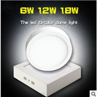 HOT!6W 12W 18W Square/Round Led Panel Light Surface Mounted Led Downlight lighting + Drivers DHL FREE