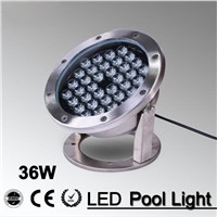 5pcs/lot 36w outdoor light  white/ RGB 12V 24v  LED Swimming Pool Landscape Fountain Lighting pool light led underwater light