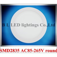 die-cast aluminum Surface Mounted round / square LED panel light ceiling light SMD2835 6W / 12W / 18W / 24W AC85-265V CE ROHS