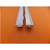 2m/pcs 115pcs/lot 12MM Wide Flat Shape Transparent&amp;amp;amp;Milky Waterproof Cover Aluminum Profile With End Caps For Strip LED Bar