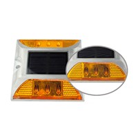 LED Solar Road/Street  Stud Light New Products Reflective Solar Ground Light  Aluminum LED Path Deck Dock Warning LED Light