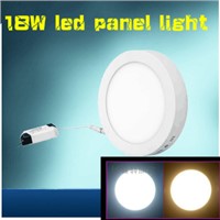 HOT!18W led panel light AC85-265V white/warm white kitchen lighting high brightness