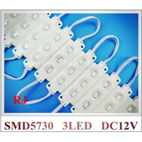 classical injection LED module waterproof SMD 5730 LED back light module backlight DC12V 1.44W SMD5730 3led IP66 wholesale