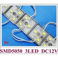 LED module 5050 LED backlight back light module waterproof for letter sign DC12V 3 led 0.72W 35mm*35mm monochrome and RGB