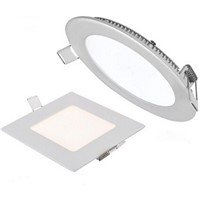 AC85-265V Square Round Led Panel Light 18w 20w 24w Led Surface Ceiling Recessed Grid Downlight / Round led Panel Light