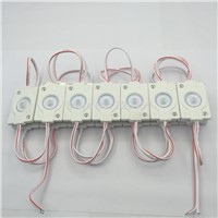 LED module  2W DC12V WHITE COLOR high bright;20pcs a string;with concave lens