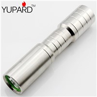 YUPARD Q5 LED mini outdoor stainless steel 14500 rechargeable glare bright flashlight AA battery mini outdoor camping sport