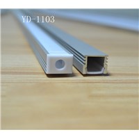 200cm aluminum led profile for led strips 5630 5730 8520 10-11mm PCB milky/ transparent PC cover 2m/pcs 90pcs/lot