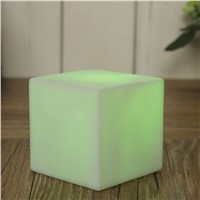 LED Colorful Changing Mood Cubes Night Glow Lamp Light Gadget Gizmo Home Decor Romantic Lighting 7 Color