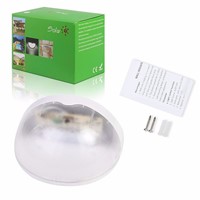 Bright 6 LEDs Solar Powered Light Sensor Outdoor Wall Garden Path Porch Waterproof Security Patio Deck Lamp with CE / RoHS