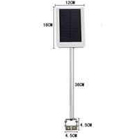 2016 new 12 LEDs Solar lamp Sensor solar Powered Panel LED Street Light Outdoor Garden Path Spot Wall Emergency Lamp luminaria