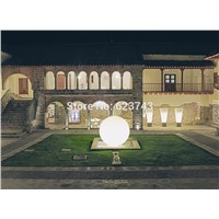 Outdoor/garden waterproof rechargeable 24 Keys remote control Dia 80cm led big large globe ball light for house decoration