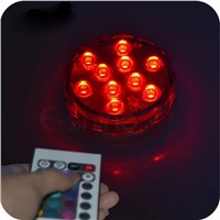 2017 New Selling Multi Color Submersible 10LED Light Party Lamp Underwater W/ Remote Control