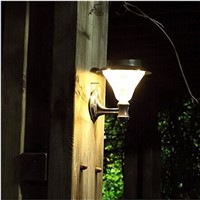 Solar Lamp Light Fixture Weatherproof Wireless Exterior Security Outdoor Lighting For Patio Deck Yard Garden Home Driveway Porch