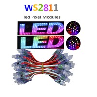 50nodes addressable LED pixel module WS2811 DC5V pixel string;IP68 rated;3inch(7.6cm)spacing;RGB full color