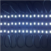 100pcs LED Module SMD 5730  3 LED Modules 12v 0.72W 60mA Bright backlight for indoor sign letters cool white red color