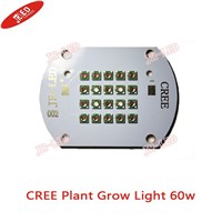 60W Cree XPE XP-E Led Emitter Bulb Red(16PCS)+ Blue(4PCS) Mix Color Multichip Plant Grow Light DIY Emitter 25-27V 350mA~1800MA