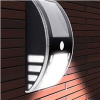 Solar Power Motion Sensor Light Outdoor Security Lamp For Patio Deck Yard Garden Home Driveway Stair Outside Wall Pathway Street
