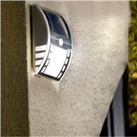 2016 New Stylish 3 LED Bright Solar Powered Wireless Security Motion Sensor Led Outdoor Lights for Wall Yard Deck Patio Hallway