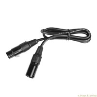 4pcs 3 Pin 1m 3ft DMX Cables DJ Stage Lighting Data Cable XLR Male to Female