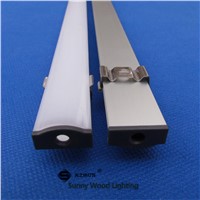 5pcs/lot 0.5m/pc  led channel aluminum profile for 5050  led strip,milky/transparent cover for 12mm pcb CC-18*5.5
