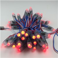 5v 12mm led ws2811 pixel module 50 node/string digital rgb full color waterproof ip68 led string for letters sign