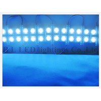 ABS injection LED module with lens wide light angle waterproof LED back light backlight DC12V 1.2W SMD5730/SMD2835 4led IP67