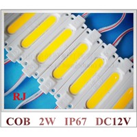 injection COB LED module waterproof LED back light backlight LED COB module for sign DC12V 2W IP67 CE ROHS 70mm*20mm*3mm ABS