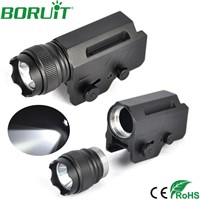 Boruit Security XML L2 LED 2000 Lumen Tactical Gun Flashlight Torch 1-Mode LED Flash Light Lantern Emergency Light
