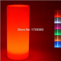 4pcs/lot waterproof multi color H36 CM LED SMALL Tower Pillar Floor lamp outdoor round column lights of landscape lighting