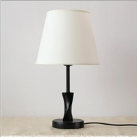 Modern Fashion Europe Fabric Wood Led E27 Table Lamp for Study Living Room Bedroom AC 80-265V 1327