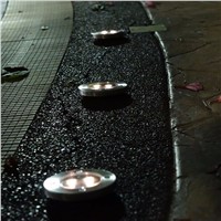 Pack of 5 LED Recessed Underground Lights Solar Powered Buried Lighting 2LED Lawn Lamp for Outdoor Garden Yard Sidewalk Walkway