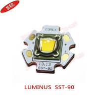 1PCS Luminus SST-90 30W LED Emitter 2250LM WHITE 6500K BLUE 460NM Warm White 3000K Module PCB 20mm Copper For DIY Flashlight Tor
