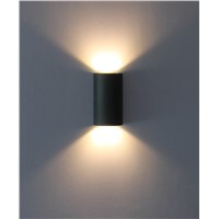 IP54 waterproof surface wall mounted outdoor  led  wall lamp, up and down bollard outdoor led wall light