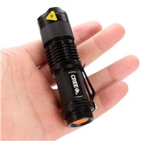 High Quality CREE Mini 3 Mode Waterproof LED Flashlight Portable Lights Zoomable Torch Light